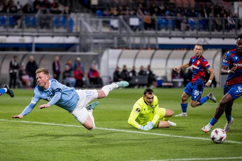 Football. UEFA Europa League. Viktoria Plzen - MalmA FF. 02.10.2025