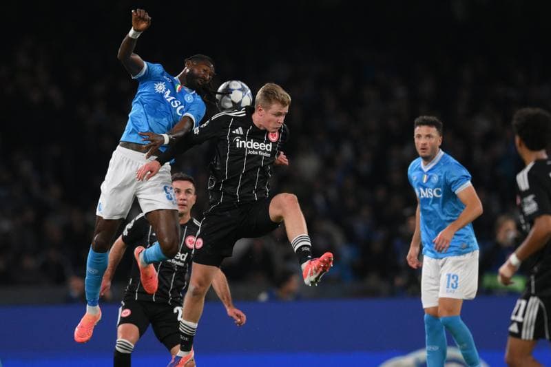 Football. UEFA Champions League. Napoli - Eintracht Frankfurt. 04.11.2025