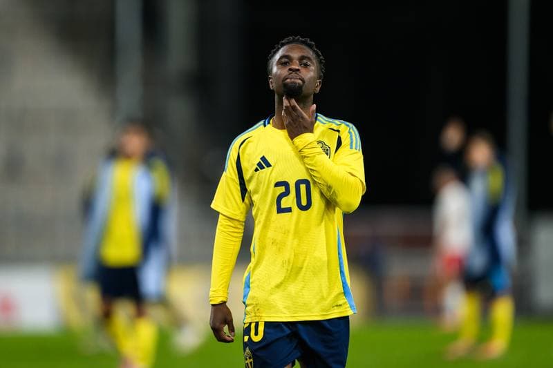 Football. UEFA Under-21 Qualifier. Sweden - Poland. 14.10.2025