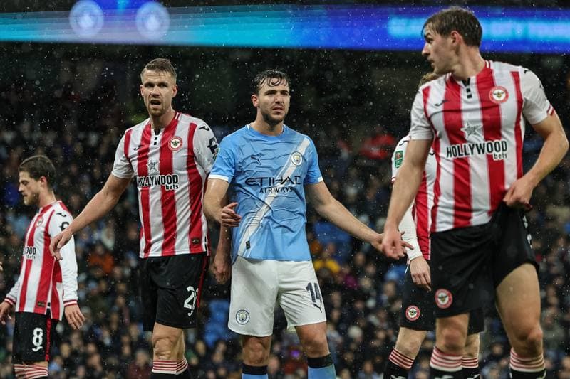 Football. Carabao Cup. Manchester City - Brentford. 17.12.2025