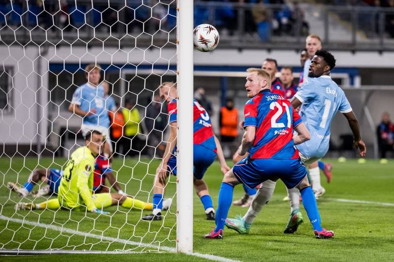 Football. UEFA Europa League. Viktoria Plzen - MalmA FF. 02.10.2025