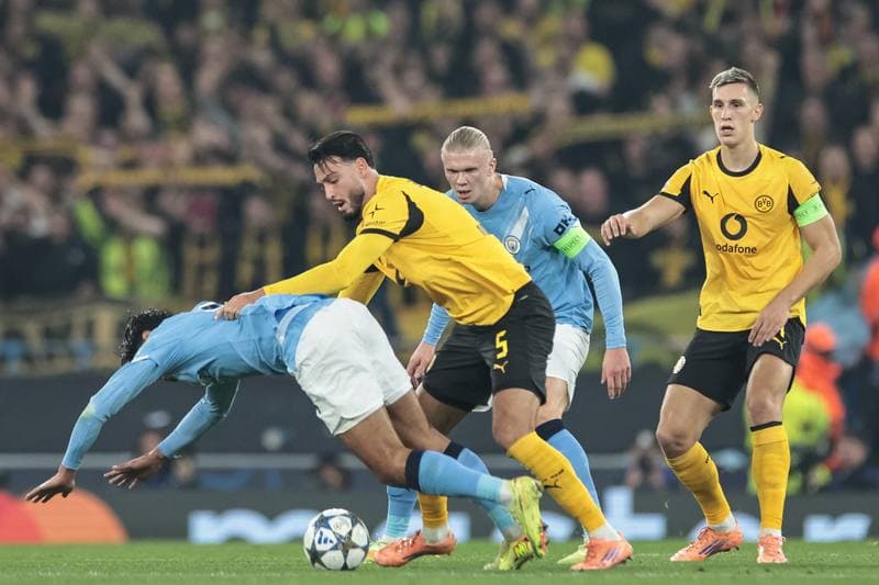 Football. UEFA Champions League. Manchester City - Borussia Dortmund. 05.11.2025