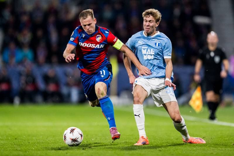 Football. UEFA Europa League. Viktoria Plzen - MalmA FF. 02.10.2025