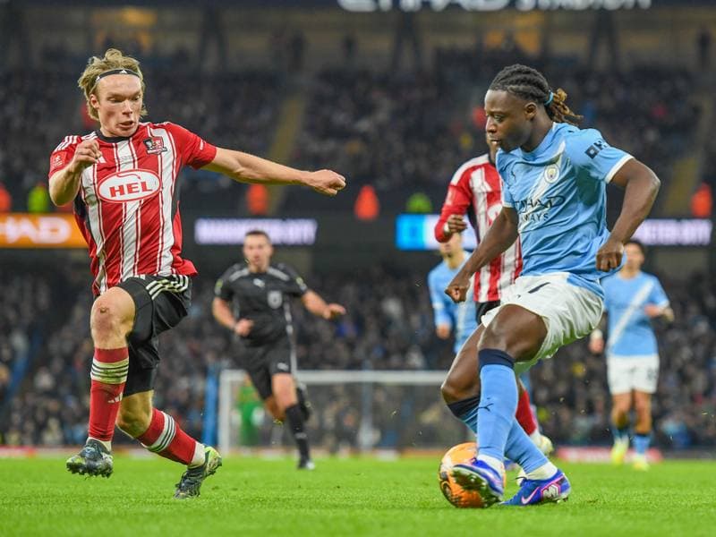 Football. Emirates FA Cup. Manchester City - Exeter City. 10.01.2026