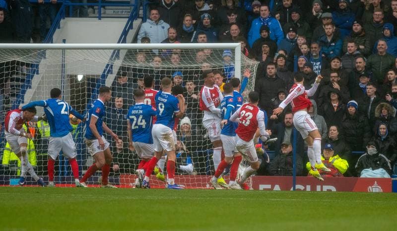 Football. Emirates FA Cup. Portsmouth - Arsenal. 11.01.2026