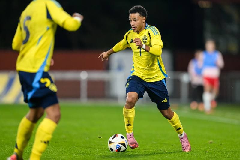 Football. UEFA Under-21 Qualifier. Sweden - Poland. 14.10.2025