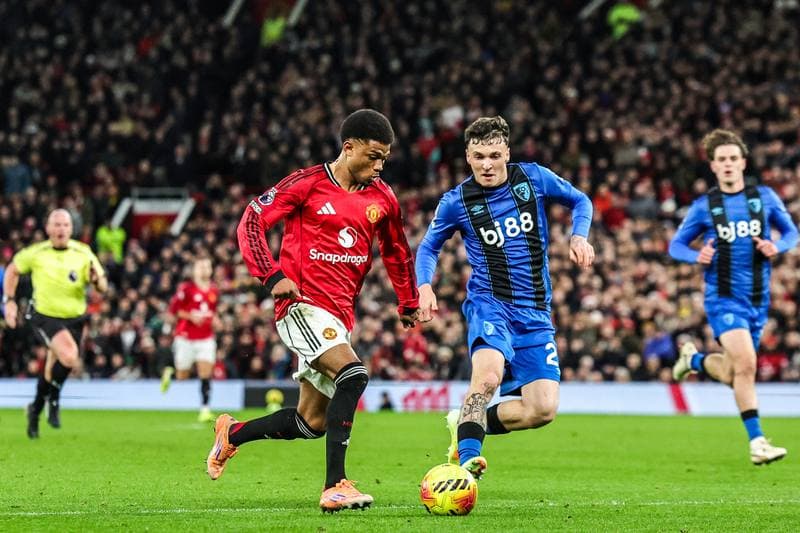 Football. Premier League. Manchester United - Bournemouth. 15.12.2025