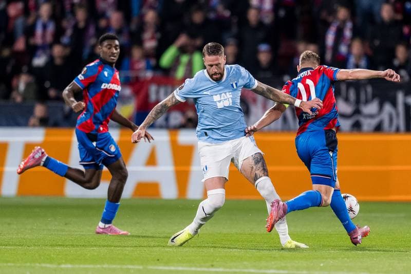 Football. UEFA Europa League. Viktoria Plzen - MalmA FF. 02.10.2025