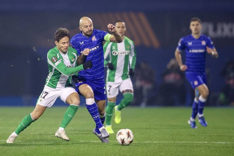 Football. UEFA Europa League. GNK Dinamo - Real Betis. 11.12.2025