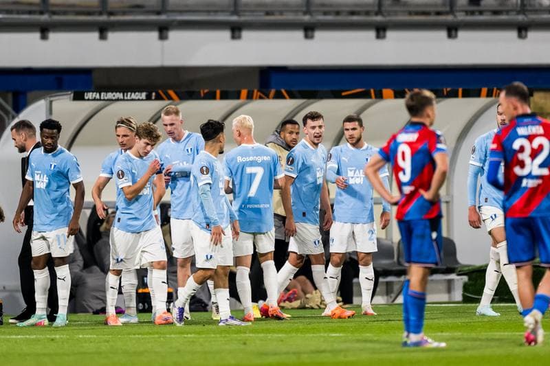 Football. UEFA Europa League. Viktoria Plzen - MalmA FF. 02.10.2025