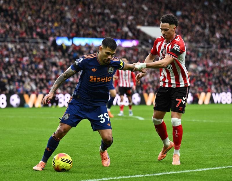 Football. Premier League. Sunderland - Newcastle United. 14.12.2025