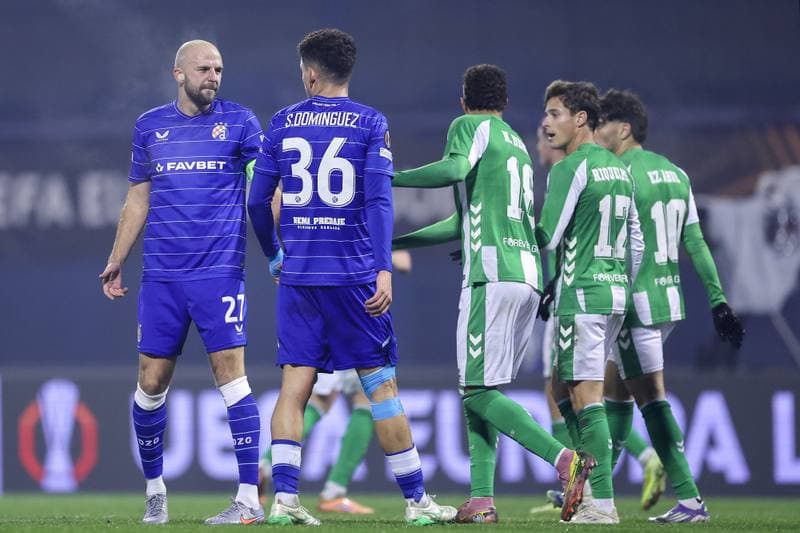 Football. UEFA Europa League. GNK Dinamo - Real Betis. 11.12.2025