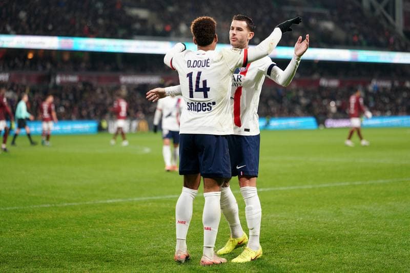 Football. Ligue 1. FC Metz - Paris Saint-Germain. 13.12.2025