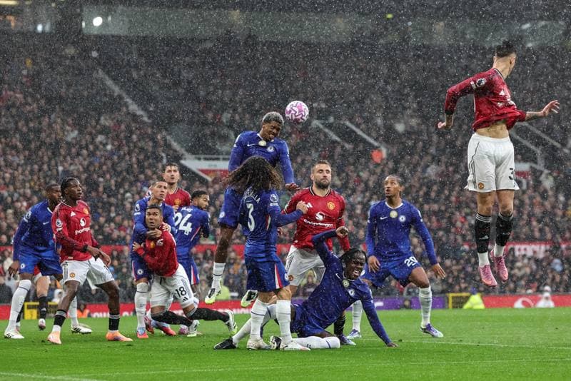 Football. Premier League. Manchester United - Chelsea. 20.09.2025
