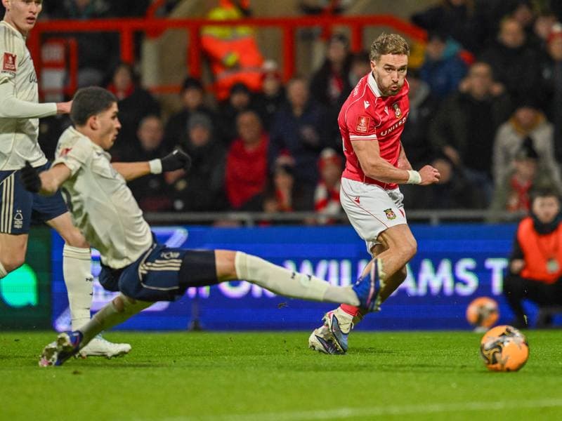 Football. Emirates FA Cup. Wrexham - Nottingham Forest. 09.01.2026