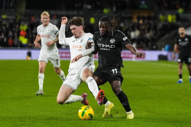 Football. Carabao Cup. Swansea City - Manchester City. 29.10.2025