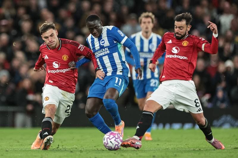 Football. Premier League. Manchester United - Brighton & Hove Albion. 25.10.2025