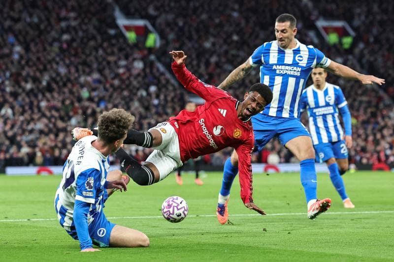 Football. Premier League. Manchester United - Brighton & Hove Albion. 25.10.2025