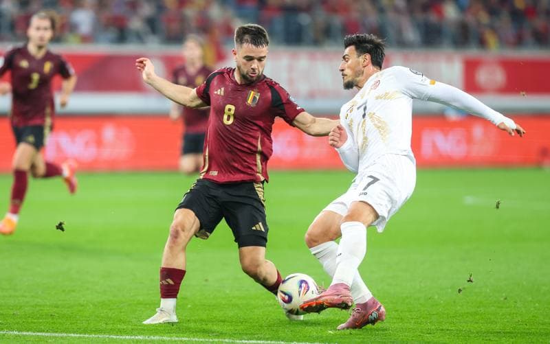 Football. FIFA World Cup Qualifiers. Belgium - North Macedonia. 10.10.2025