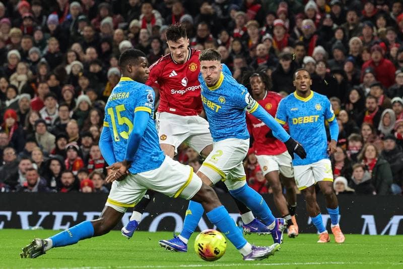 Football. Premier League. Manchester United - Wolverhampton Wanderers. 30.12.2025