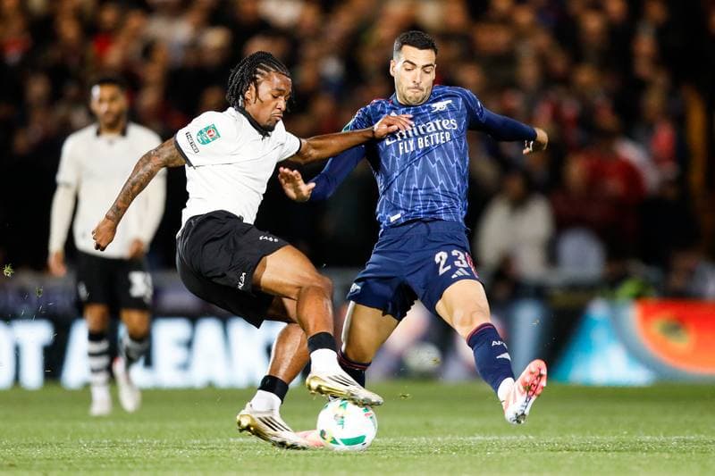 Football. Carabao Cup. Port Vale - Arsenal. 24.09.2025