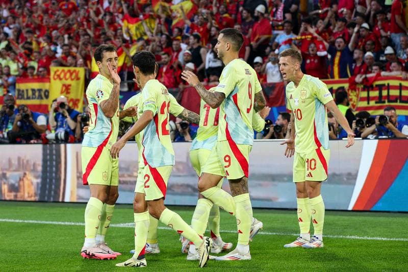 Football. UEFA EURO 2024. Albania - Spain. 24.06.2024