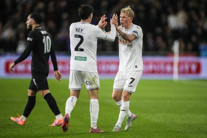 Football. Carabao Cup. Swansea City - Manchester City. 29.10.2025