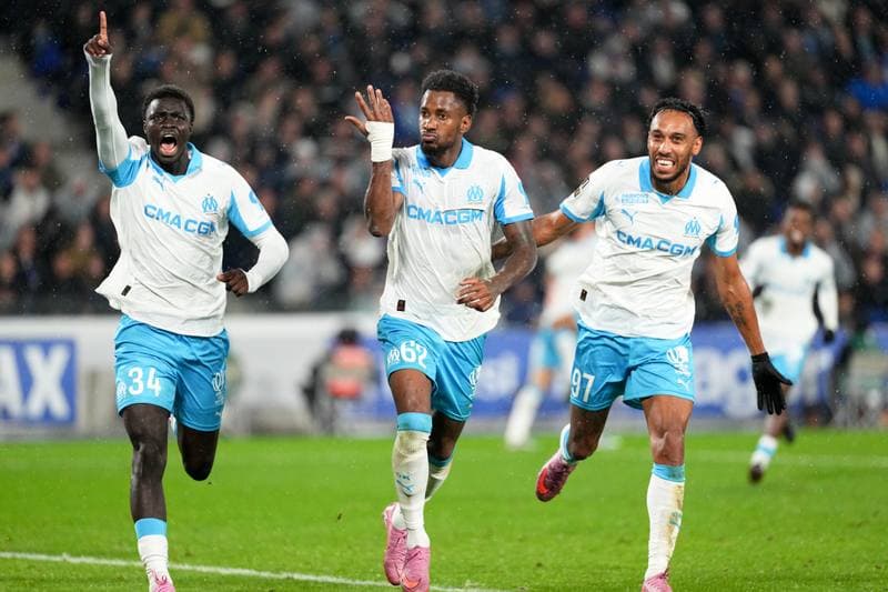 Football. Ligue 1. RC Strasbourg Alsace - Olympique de Marseille. 26.09.2025