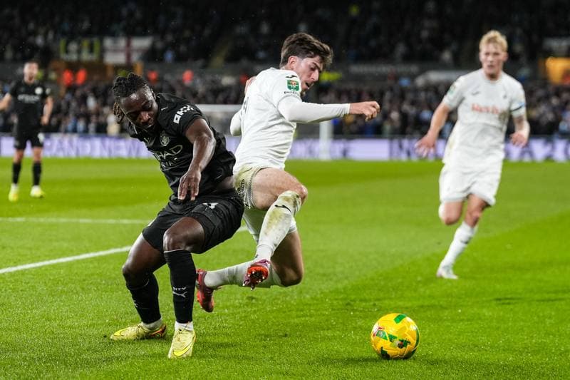 Football. Carabao Cup. Swansea City - Manchester City. 29.10.2025