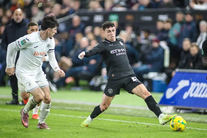 Football. Carabao Cup. Swansea City - Manchester City. 29.10.2025