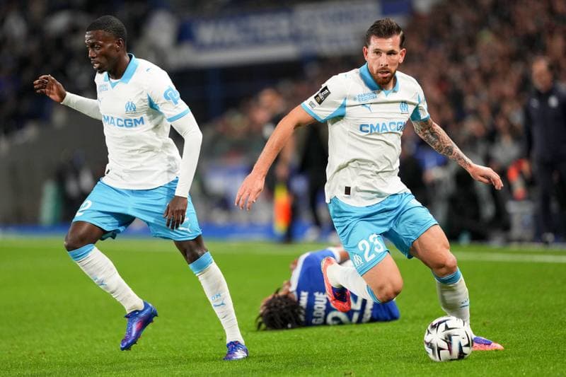 Football. Ligue 1. RC Strasbourg Alsace - Olympique de Marseille. 26.09.2025