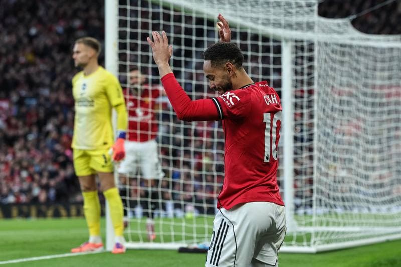 Football. Premier League. Manchester United - Brighton & Hove Albion. 25.10.2025