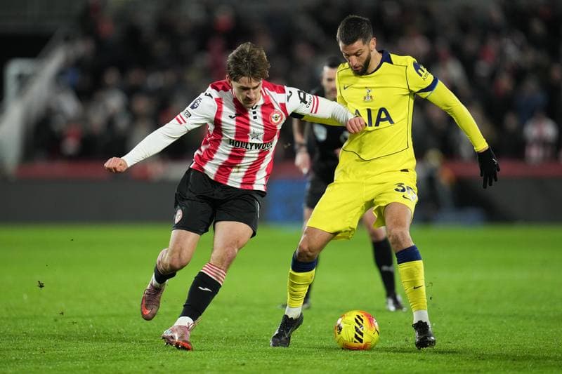 Football. Premier League. Brentford - Tottenham Hotspur. 01.01.2026