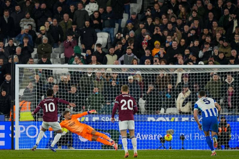 Football. Premier League. West Ham United - Brighton & Hove Albion. 30.12.2025