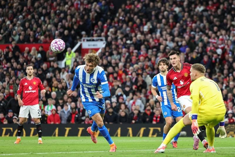 Football. Premier League. Manchester United - Brighton & Hove Albion. 25.10.2025