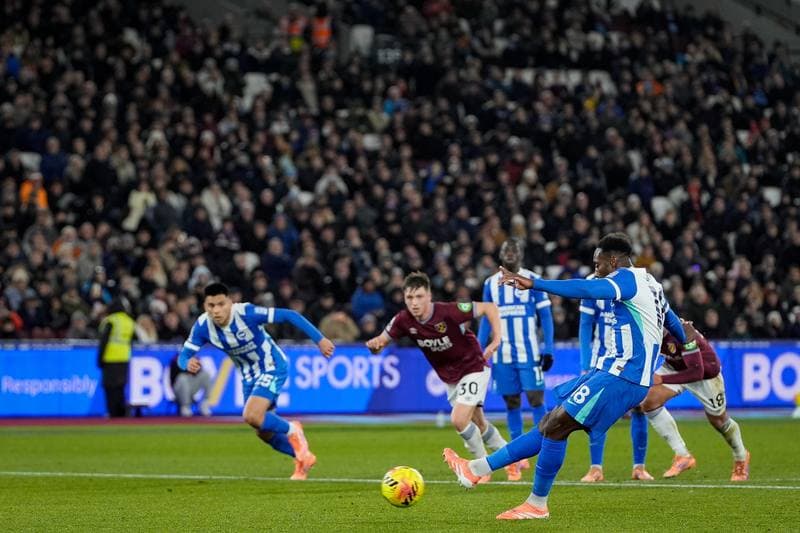 Football. Premier League. West Ham United - Brighton & Hove Albion. 30.12.2025