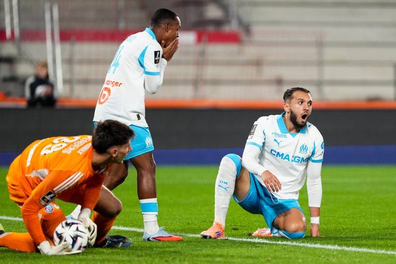 Football. Ligue 1. RC Strasbourg Alsace - Olympique de Marseille. 26.09.2025