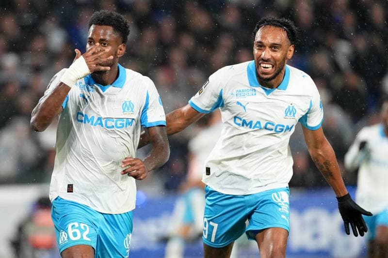 Football. Ligue 1. RC Strasbourg Alsace - Olympique de Marseille. 26.09.2025