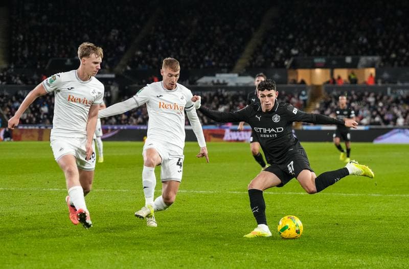 Football. Carabao Cup. Swansea City - Manchester City. 29.10.2025