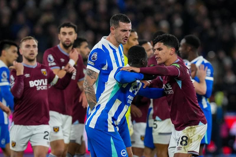 Football. Premier League. West Ham United - Brighton & Hove Albion. 30.12.2025