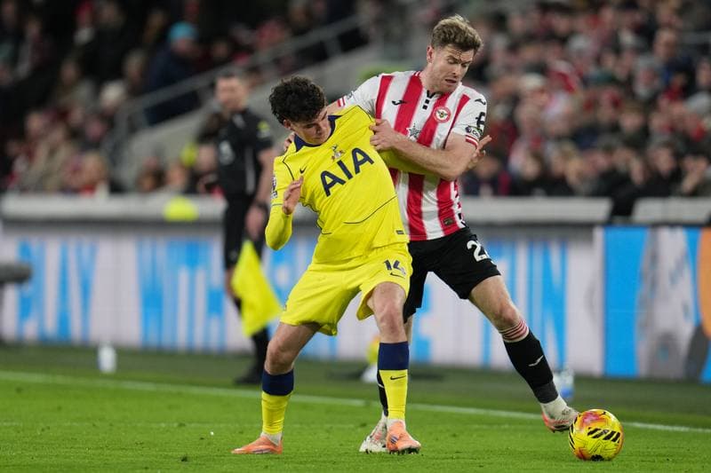 Football. Premier League. Brentford - Tottenham Hotspur. 01.01.2026