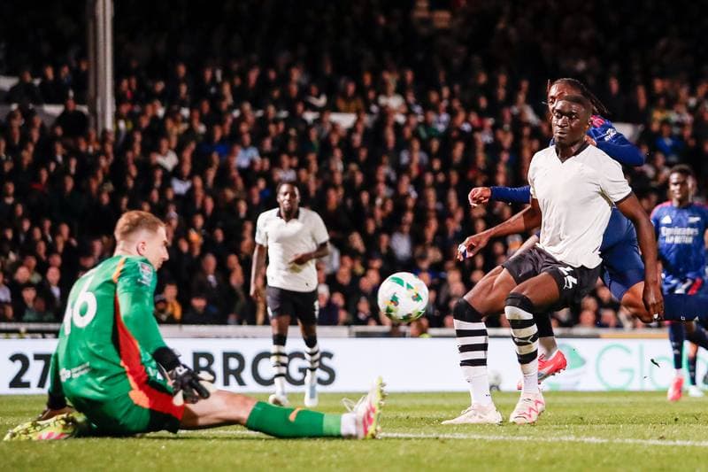 Football. Carabao Cup. Port Vale - Arsenal. 24.09.2025