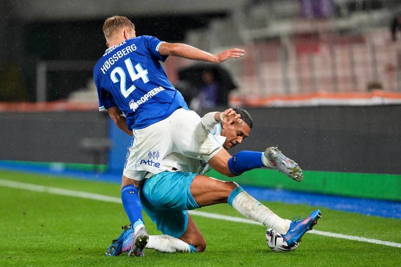 Football. Ligue 1. RC Strasbourg Alsace - Olympique de Marseille. 26.09.2025