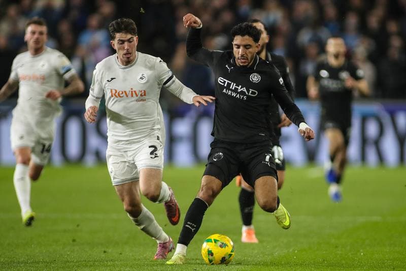 Football. Carabao Cup. Swansea City - Manchester City. 29.10.2025
