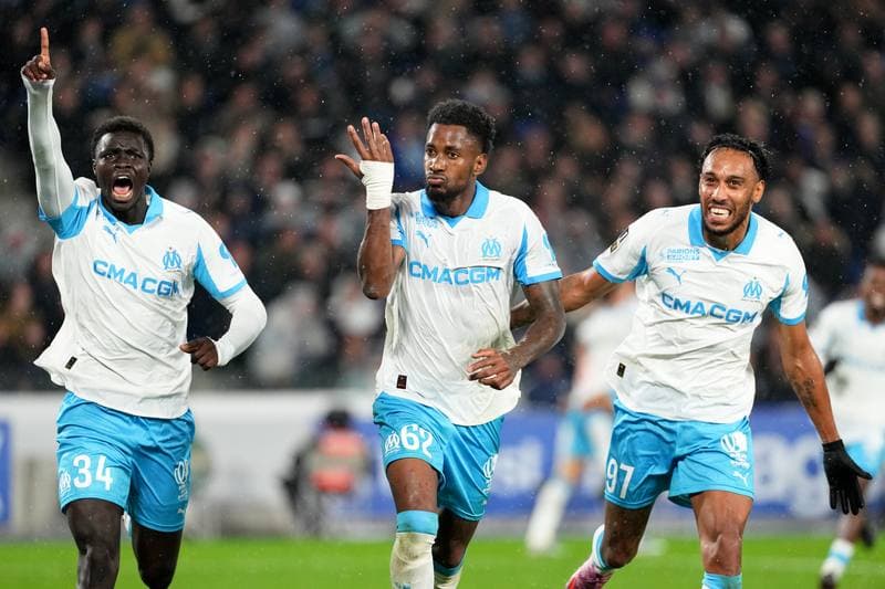 Football. Ligue 1. RC Strasbourg Alsace - Olympique de Marseille. 26.09.2025