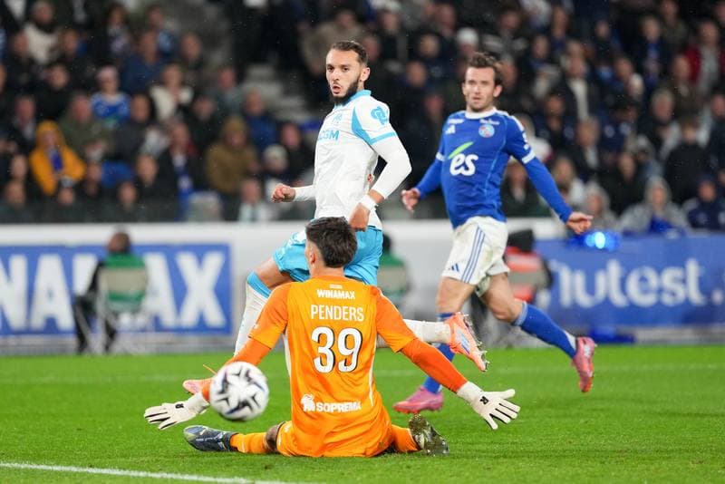 Football. Ligue 1. RC Strasbourg Alsace - Olympique de Marseille. 26.09.2025