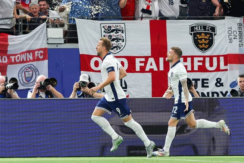 Football. UEFA EURO 2024. Denmark - England. 20.06.2024