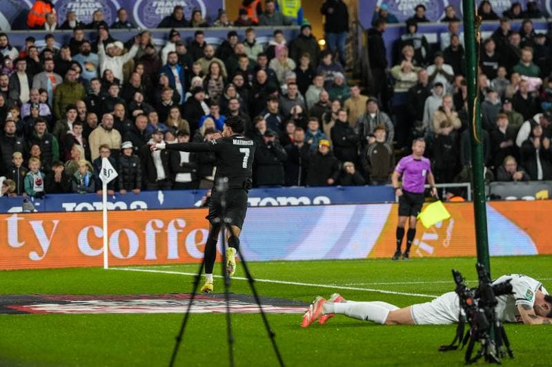 Football. Carabao Cup. Swansea City - Manchester City. 29.10.2025