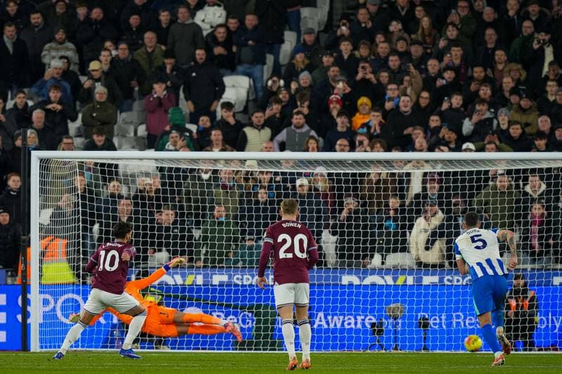 Football. Premier League. West Ham United - Brighton & Hove Albion. 30.12.2025