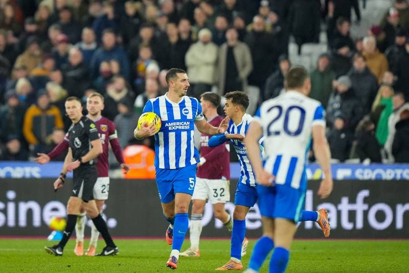 Football. Premier League. West Ham United - Brighton & Hove Albion. 30.12.2025